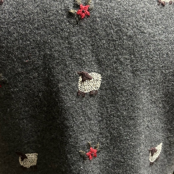 Vintage Woolrich Wool Sheep Vest M - Picture 4 of 4